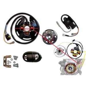 Kit Cablaggio Accensione Completo Per Moto 50-140cc | Statore, CDI, Bobina, Candela | Per Pit Bike E Motori Lifan, Loncin, Zongshen